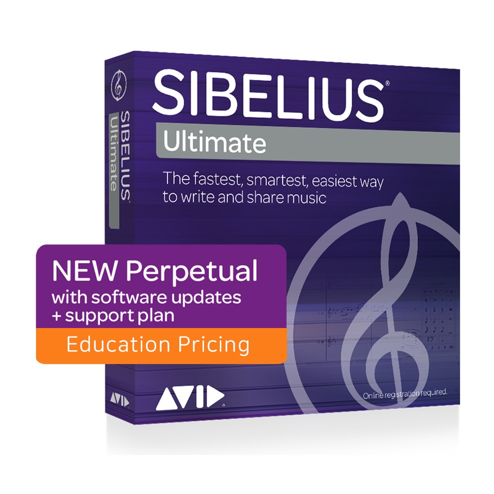 Avid Sibelius Ultimate Perpetual License NEW Edu