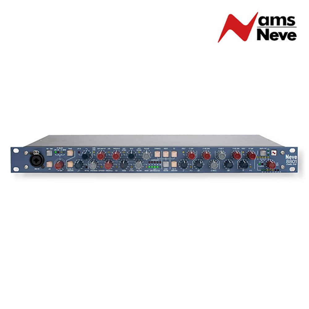 AMS NEVE 8801 니브 원  채널 스트립 Neve 마이크 프리 앰프, 필터, 4 밴드 EQ, 컴프레서, 게이트, 다이내믹 사이드 체인 및 인서트 포인트