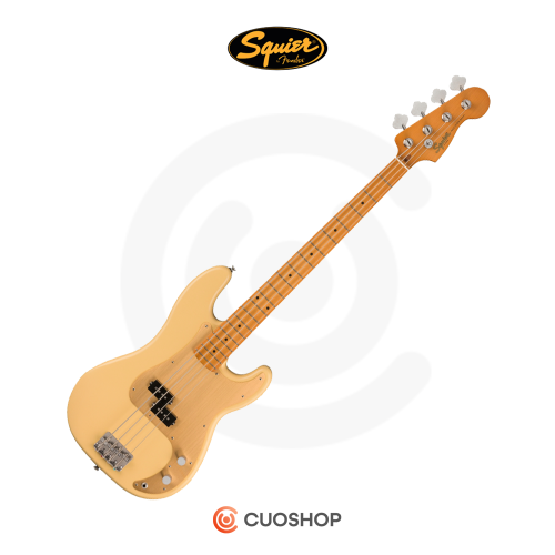 Squier 스콰이어 40th Anniversary Precision Bass 베이스기타 Satin Vintage Blonde 색상