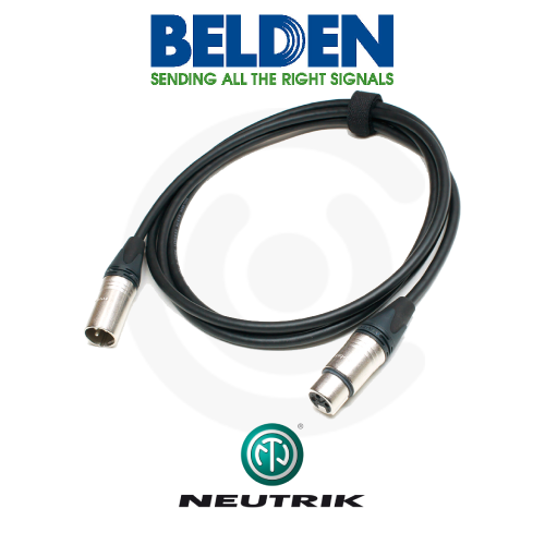 Belden 벨덴 1192A  + 뉴트릭 + 은납 = 수제작 케이블 (옵션 선택)