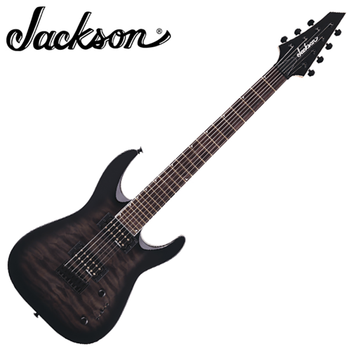 Jackson 잭슨 JS Series Dinky Arch Top JS22Q-7 DKA HT 일렉기타 Transparent Black Burst 색상
