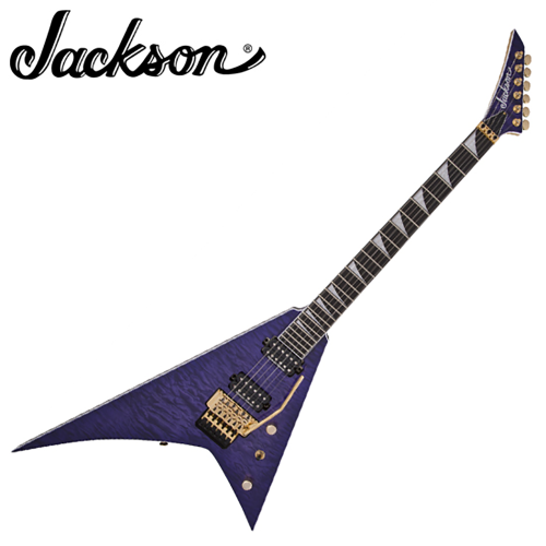 Jackson 잭슨 Pro Series Rhoads RR24Q 일렉기타 Transparent Purple 색상 랜디로즈 바디