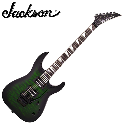 Jackson 잭슨 JS Series Dinky Arch Top JS32Q DKA 일렉기타 Transparent Green Burst 색상