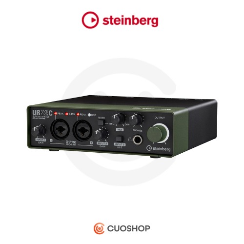Steinberg UR22C Green 스테인버그 오디오 인터페이스