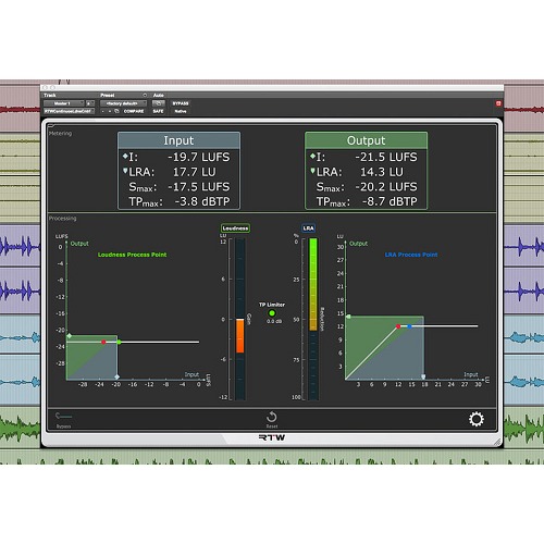 RTW Continuous Loudness Control 플러그인