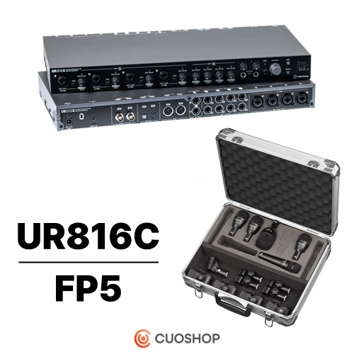 UR816C + FP5 드럼 레코딩 패키지